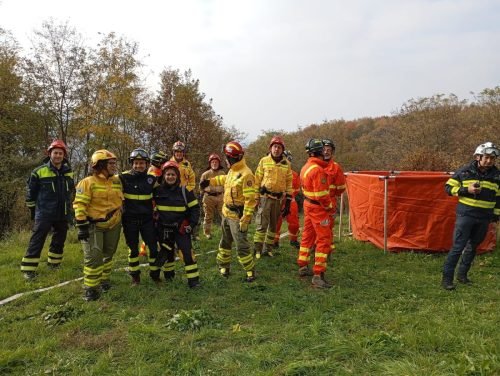 9/11/25 Caprino Bergamasco loc.Opreno ESERCITAZIONE Provinciale Antincendio Boschivo con i colleghi di PALAZZAGO